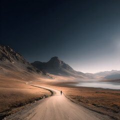 Canvas of the Ancestral Path: An Unfolding Journey Through Boundless Horizons of Nature