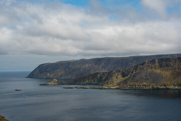 Nordkapp Shoreline and the Endless Blue Ocean