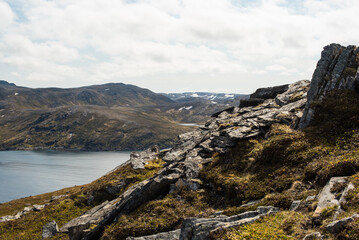 Nordkapp Shoreline and the Endless Blue Ocean
