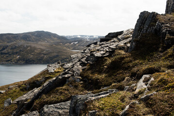 Nordkapp Shoreline and the Endless Blue Ocean
