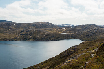 Nordkapp Shoreline and the Endless Blue Ocean