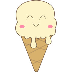 Ice Cream Cone Character