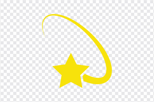 Star fall icon sign vector. Falling stars set icon meteorites or comets. Falling star icon from collection for mobile concept and web apps icon.