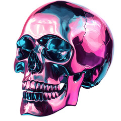 skull illustration png transparent background