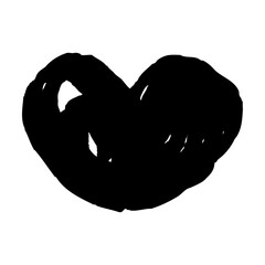 手描きのハートのイラスト