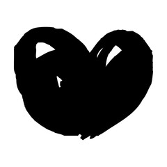 手描きのハートのイラスト