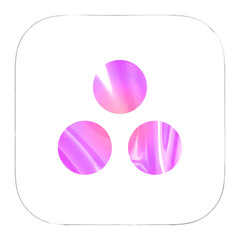 IOS/MacOS style icon UI/UX design, circles, pink, games
