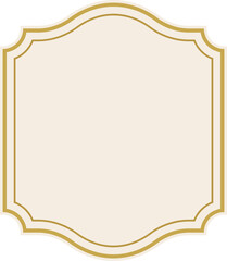 Set of elegant Vintage label Frames