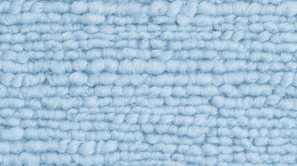 Generative AI, Soft Sky Blue Boucle Fabric Texture