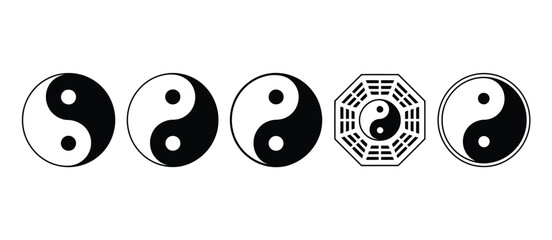 Yin Yang Symbols and Bagua