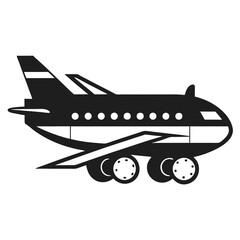 vector illustration of airplane