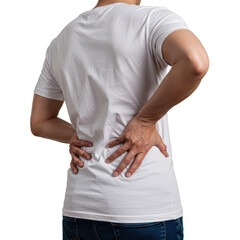 man with back pain