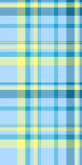 Vibrant pastel plaid pattern in blue, yellow, and green hues.  Perfect for textile design, website backgrounds, or crafting projects.