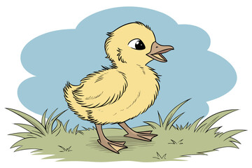 Adorable Cartoon Animals & Nature Scenes: Ferret, Capybara, Lemur, African Wild Dog, Dove, Flying Squirrel, Sable Antelope, Platypus, Hawk, Crane, Woodpecker, Walrus, Raccoon, Panther, Otter, Magpie, 