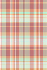 Thanksgiving check tartan background, free vector pattern plaid. Rag seamless fabric texture textile in light and orange colors.