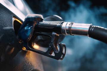 Close-up of Motorcycle Handlebar and Throttle