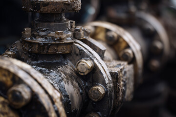 Industrial Machinery Close-Up