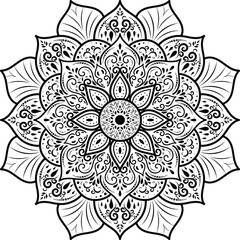 Ornamental luxury mandala pattern