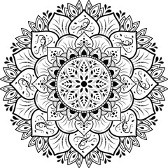 Ornamental luxury mandala pattern