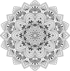 Ornamental luxury mandala pattern