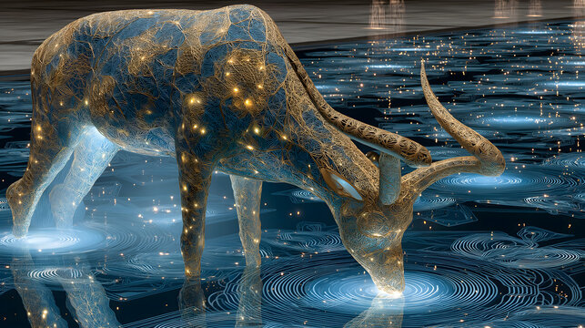 Anuket Flood Controller - Egyptian Antelope Goddess Nanofilter Cascades, Quantum-Myth Fusion, Holographic Dams & Hieroglyphic Nile Flood Regulation, Epic Creation-Era Water Engineering Design
