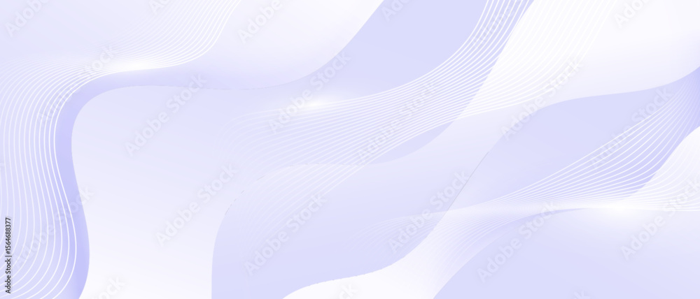 Poster Minimal abstract background with flowing white lines and soft gradient.