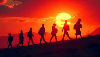 Fototapeta premium World Refugee Day