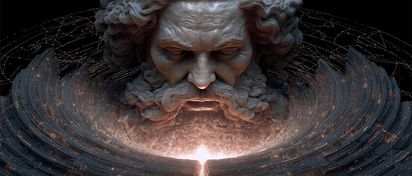 Serapis Knowledge Black Hole - Cosmic Singularity Absorbing Info Streams, Holographic Libraries with Luminous Hieroglyphs, Constellation Neural Networks in Egyptian Myth-Quantum Fusion 