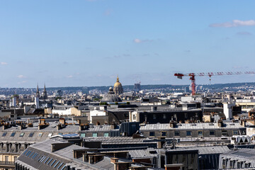 Paris, historic houses on the streets of the city. Cityscape