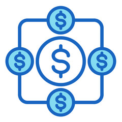Hedge Fund  Icon Element For Design