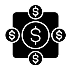 Hedge Fund  Icon Element For Design