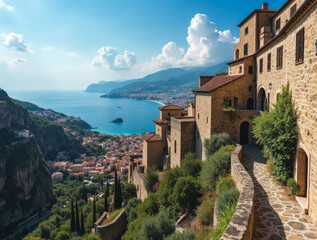 Èze France Medieval Perched Village with Scenic Coastal Views