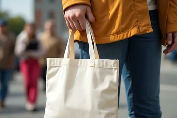 man holding shopping bags