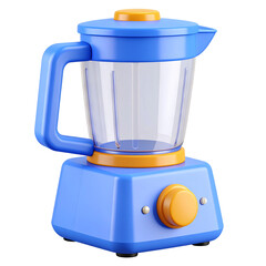 Vibrant Electric Blender: A modern electric blender, ready to blend ingredients and make healthy drinks.