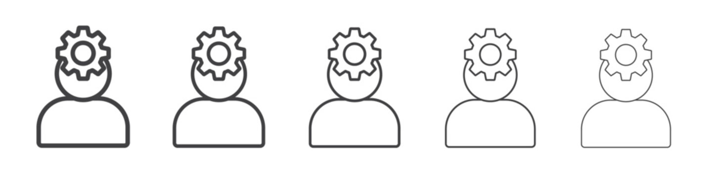 Administrator icon simple illustration collection symbol