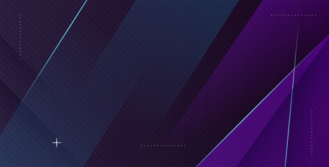 abstract modern dark purple gradient diagonal stripe with shadow and light simple texture pattern background. eps10 vector