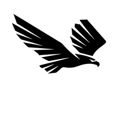 Obraz premium eagle silhouette vector