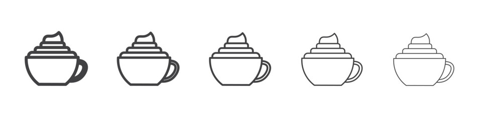 cappucino icon simple illustration collection symbol