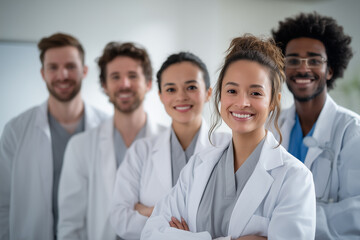 Fototapeta premium Diverse Medical Team Portrait