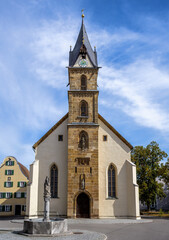 Obraz premium Historic church in Oettingen