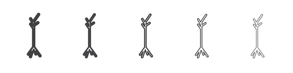 coat hanger icon simple illustration collection symbol