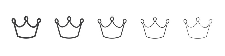 crown icon simple illustration collection symbol