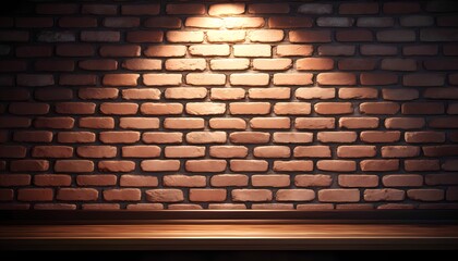 A blank brick wall with subtle texture variations and soft natural lighting serves as a minimalist wallpaper background, featuring weathered red and gray bricks arranged in a classic pattern.