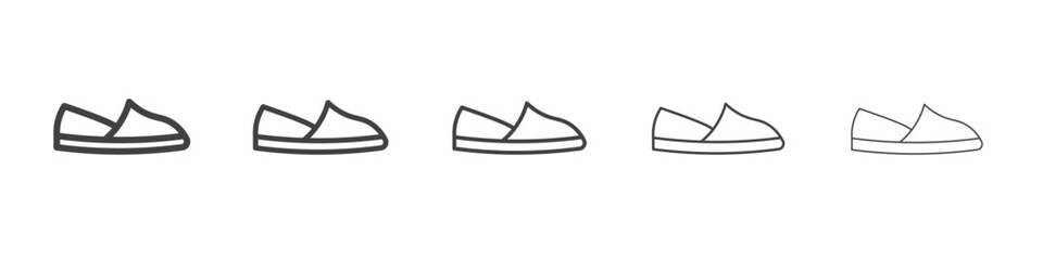 Espadrille icon simple illustration collection symbol