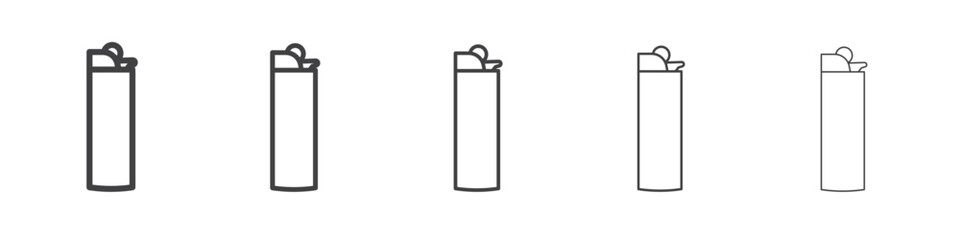 fire lighter icon simple illustration collection symbol