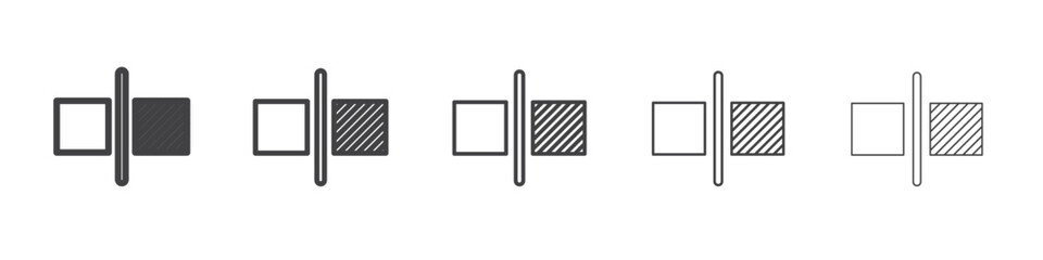 flip icon simple illustration collection symbol