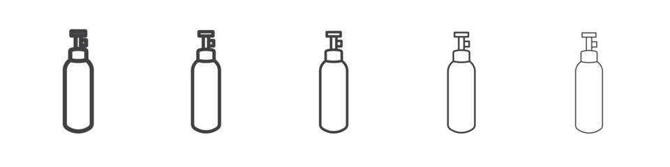 gas cylinder icon simple illustration collection symbol