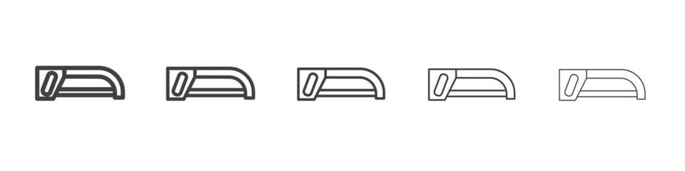hacksaw icon simple illustration collection symbol