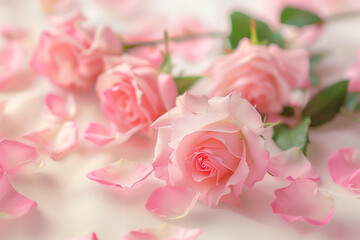 Pink Rose with Petal Details