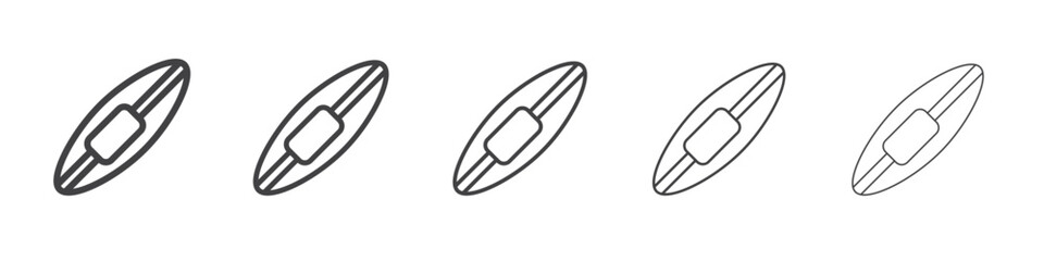 kayak icon simple illustration collection symbol